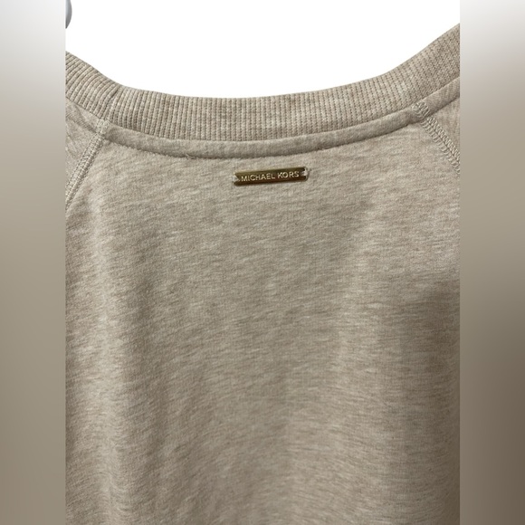 💚💜Michael Kors Lace Up Tie Crew Neck Athletic Sweatshirt - Picture 7 of 11